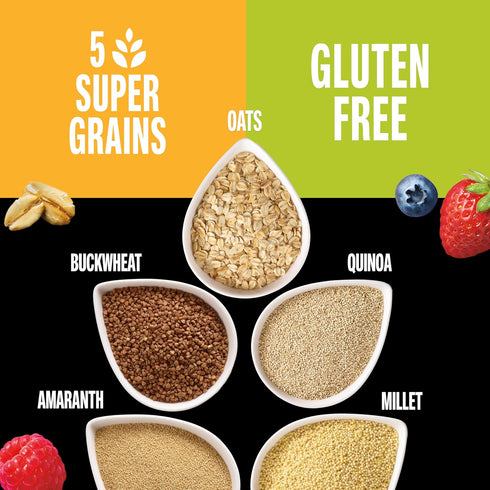 19g 40 Count KIND Healthy Grains Energy Bars, Mixed Berry, Gluten Free, Healthy Snacks, Whole Grains