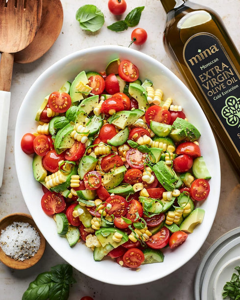 68 Oz, 0.2% 2 Mina Moroccan Olive Oil Extra Virgin Fl New Harvest, Polyphenol Rich Olive Oil, Single Origin Extra