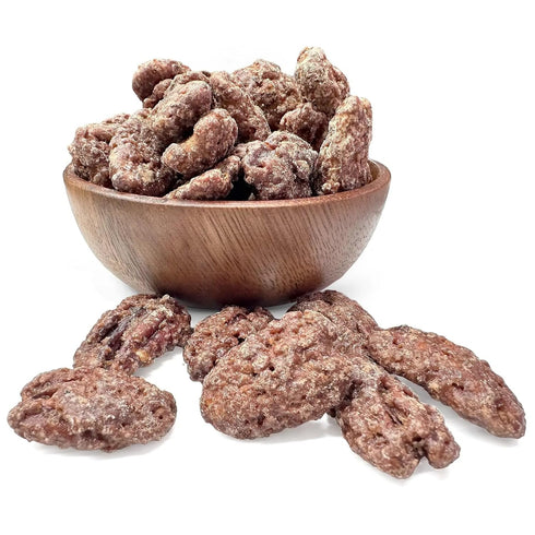 3 NY Spice Shop Apple Pie Pecans - Pound Candied Whole Pecans Bulk - Healthy Snacks Mix Proteins - Crunchy Delicious