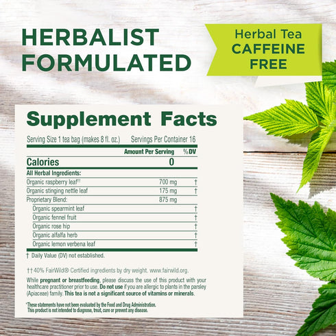 96 (6 Pack) Traditional Medicinals Tea, Organic Pregnancy Tea, Supports a Healthy Pregnancy, Raspberry Leaf, Kosher