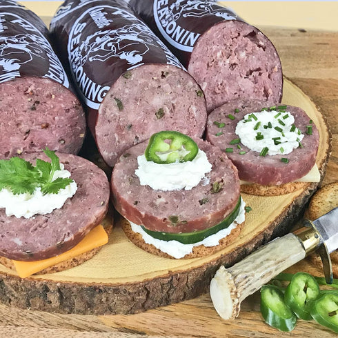 Summer 10 30 lbs Hi Mountain Sausage Seasoning Kit | HUNTER'S BLEND | Includes Casings, Seasoning, Cure, & Directions |