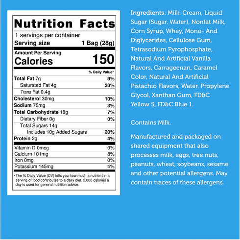Pistachio Flavor Freeze Dried Ice Cream - Arctic Farms