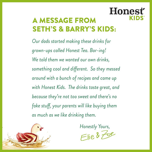 Honest Kids 6.75 oz Pack 40 Organic Juice Drink, Appley Ever After, fl Juice Box