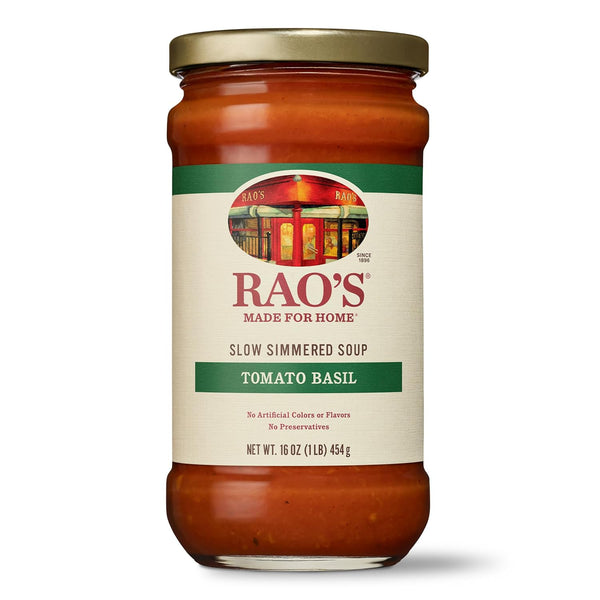 Rao's Made for Home Tomato Basil Soup, 16oz, Traditional Italian Heat and