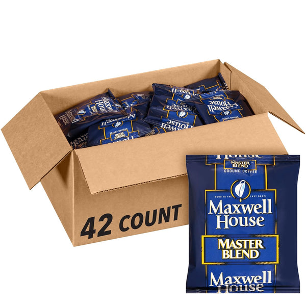 Maxwell House Master Blend Medium Roast Ground Coffee (1.25 oz Bags, Pack