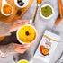 T DELUXE Premium Matcha Golden Milk Powder with Turmeric, Ginger, Almond & Green Tea | Gourmet Spiced Chai Blend