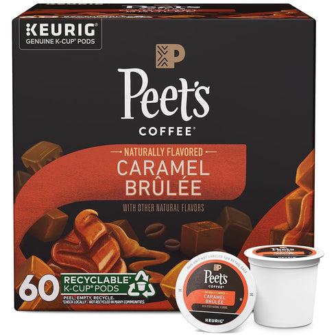 Peet's Coffee, Flavored Light Roast Keurig K-Cup Pods, Arabica Coffee, Natural Flavors