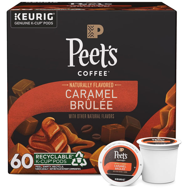 Peet's Coffee, Flavored Light Roast Keurig K-Cup Pods, Arabica Coffee, Natural Flavors