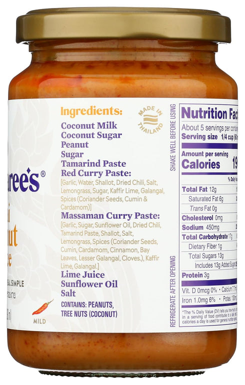 9.8 WATCHAREE Thai Peanut Sauce, FZ