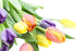 10 KaBloom - Assorted Bouquet of Tulips Without Vase - Fresh Flowers for Birthday, Valentine's & Mother's Day