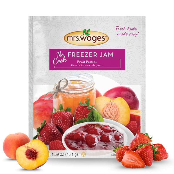 Mrs. Wages No Cook Freezer Jam | Fruit Pectin | Easy-To-Use |