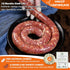 '-10M/32ft,38-40mm Natural Hog Sausage Casing, Edible Casings for Sausage Making, Grade A, Great for Snack Sticks