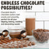 (1.0 lb (Pack 5), Chocolate Works Melting Chocolate Parent of Milk Chocolate)