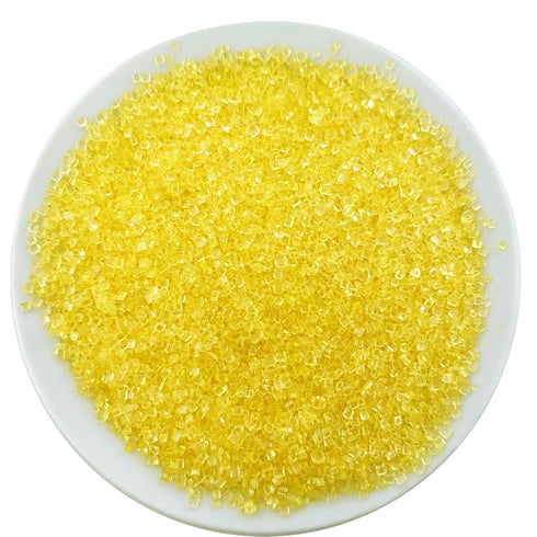 Sentovac Yellow Sanding Sugar for Baking, Edible Sparkling Sugar Crystals for Cake, Cookie, Cupcake Decoration.