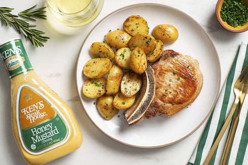 Pack, 16 oz. (Pack 2) Ken's Steak House Honey Mustard and Ranch Dressing Variety fl
