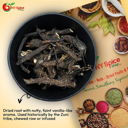 2 NY Spice Shop Osha Strong Root Whole - Ounce Dried Ligusticum Porteri Herb - Natural Wild Crafted Osha Root Extract