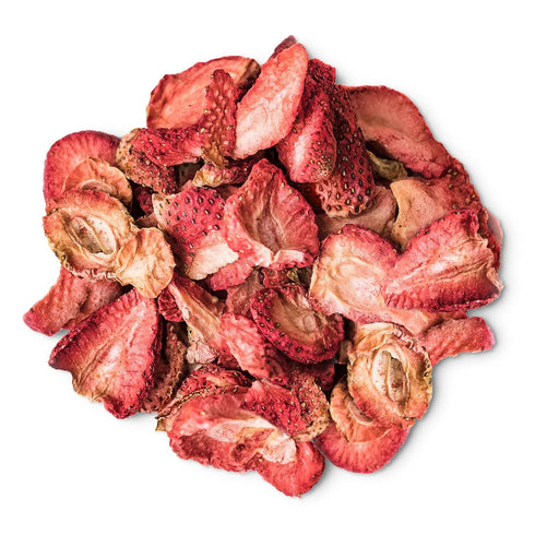 8 100% Food to Live Organic Freeze-Dried Strawberries, Ounces Natural Berries, No Sugar Added, Vegan and Nutritious