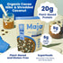 13 oz (2-Pack) 20g Maja Organic Plant-Based Protein Cacao & Coconut Overnight Oats Multi-Serve | Protein, Vegan