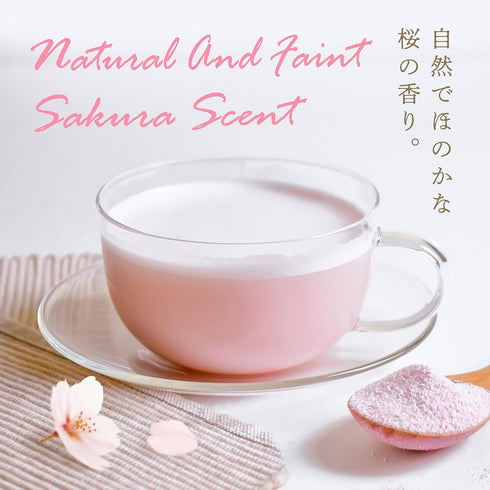 100%, 100g(3.5oz) YAMASAN KYOTO UJI Sakura Latte -Creamy and Aromatic Foam- Using Japanese Cherry Blossom Made