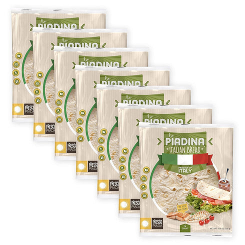Fresco Piada Italian Flatbread 7 Packs (28 Count Total) | Authentic Piadina