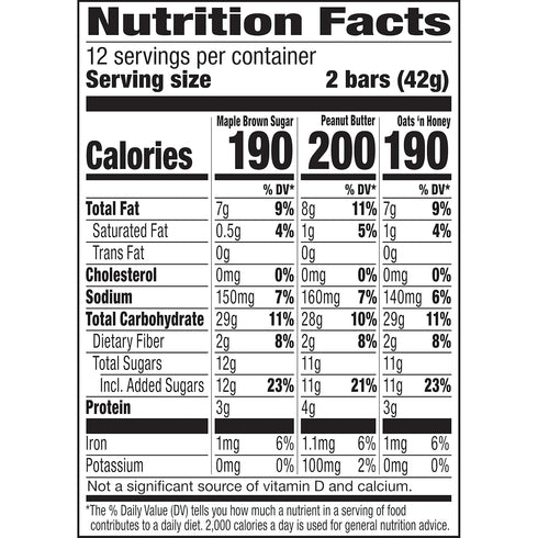 Pack, 24 17.88 OZ (12 Nature Valley Crunchy Granola Bars, Variety Bars, Pouches)