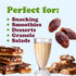 5 Food to Live - Organic Medjool Dates, Pounds Non-GMO, Whole Dried Dated with Pits, Large Size, Unsweetened