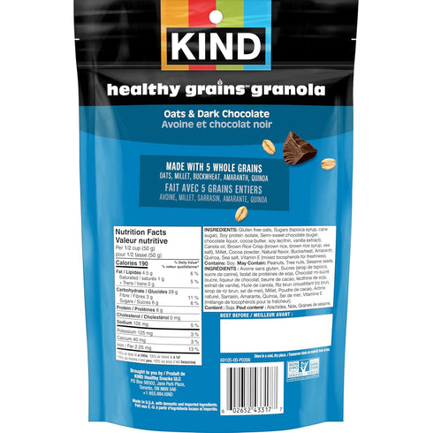312 KIND Oats & Dark Chocolate Granola, GR