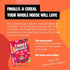 1 Pack Plant-Based and Vegan Breakfast Cereal by Three Wishes - Fruity, - More Protein and Less Sugar Snack
