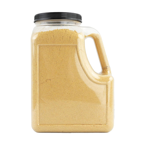 (5.5 Olive & Vine Yellow Mustard Ground, Tangy Flavor, For Sauces & Dressings, Rich Tradition, Authentic Taste