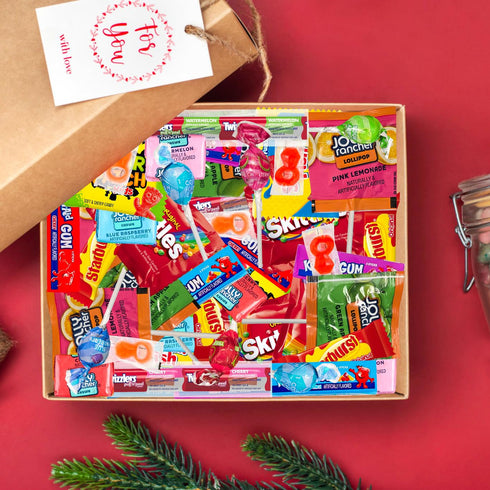 ONE CANDY WAY Pack 2lb Bulk Candy Mix Variety Assortment of Individually Wrapped Chewy & Hard Sweets - Candy for Party