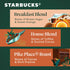Pack, 12 oz Starbucks Whole Coffee Beans, Medium Roast Hot or Iced Coffee, Variety Three Bags
