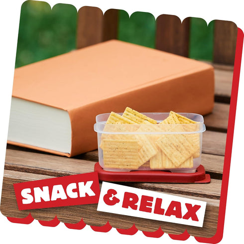 (6 Cheez-It Grooves Crunchy Cheese Crackers, Snack Crackers, Lunch Snacks, Zesty Cheddar Ranch Pouches)