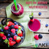 AKI 4-Berry Blend Superfood, Blueberry, Raspberry, Strawberry & Blackberry, 5.29oz/150g, Sugar-Free for Smoothies