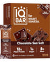 IQBAR Clean Plant Protein Bars - Chocolate Sea Salt - 12 Count
