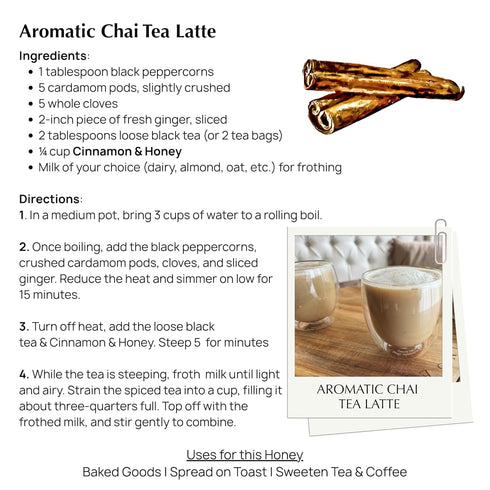 African Bronze Seal 12.35oz Cinnamon & Honey Infused with Grounded Ceylon Cinnamon, Organic Raw Honey in Glass Jar
