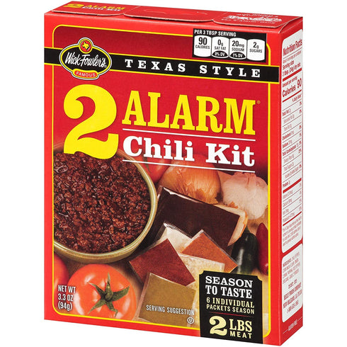 Wick Fowler's Texas Style 2 Alarm Chili Kit (1 Boxes - 3.3
