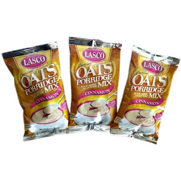 lasco Oats Porridge Mix, Quick Cook, Breakfast Cereal, 3 Servings (120g) (120 g,