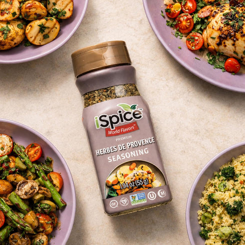 iSpice - HERBES DE PROVENCE SEASONING World Flavor Super Spice Blend | All Natural | Ready to use as is | No