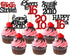 Gyufise 24Pcs Happy 16th Birthday Cupcake Toppers Sweet 16 Legend Since 2010