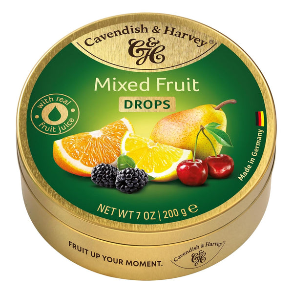 Cavendish & Harvey, Fruit Candy, 200g Can
