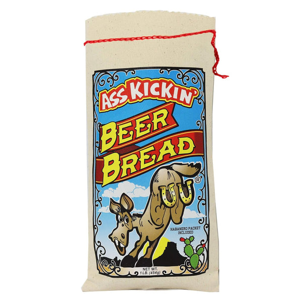 ASS KICKIN Beer Bread Mix -Premium Gourmet Gift-16 Ounces (Pack of 6)