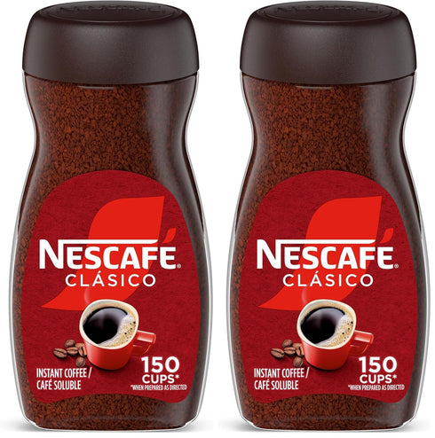 Nescafe Dark Roast Instant Coffee | Clasico | 10.5 oz Jar |
