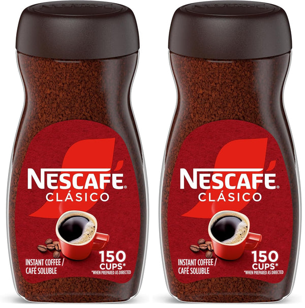 Nescafe Dark Roast Instant Coffee | Clasico | 10.5 oz Jar |