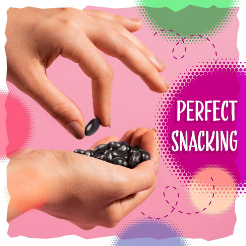 3-Pound Black Licorice Jelly Beans | Bag | Black Jelly Beans for Buffets, Gifting, and Dessert Decorating | Old