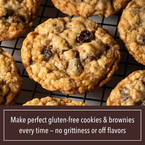 Reclamation Baking Supply Co 2 lb 1:1 Reclamation Gluten Free Cookie & Brownie Flour Blend - Substitute - Perfect