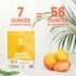 7 Jungle Powders Freeze Dried Mango Powder Ounce Bag, Mango Extract For Baking No Sugar Added Dry Mango Powder Juice