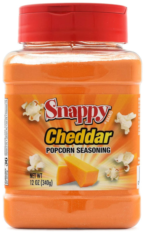 Snappy Cheddar Cheese Popcorn Seasoning, 12 Oz