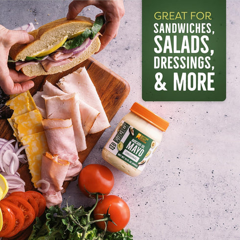 (15 BetterBody Foods Avocado Oil Mayonnaise, Non-GMO Mayo Spread Made with Cage-Free Eggs, Paleo Ounces)