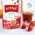 FITNE Strawberry Herbal Detox Tea - 12 Tea Bags, Fruity Myrobalan Rhubarb Senna Infusion, No Calories