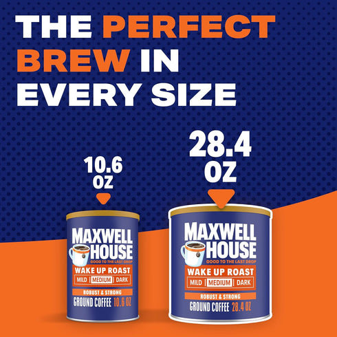 Maxwell House 28.4oz Ground Coffee, Medium Wake Up Roast